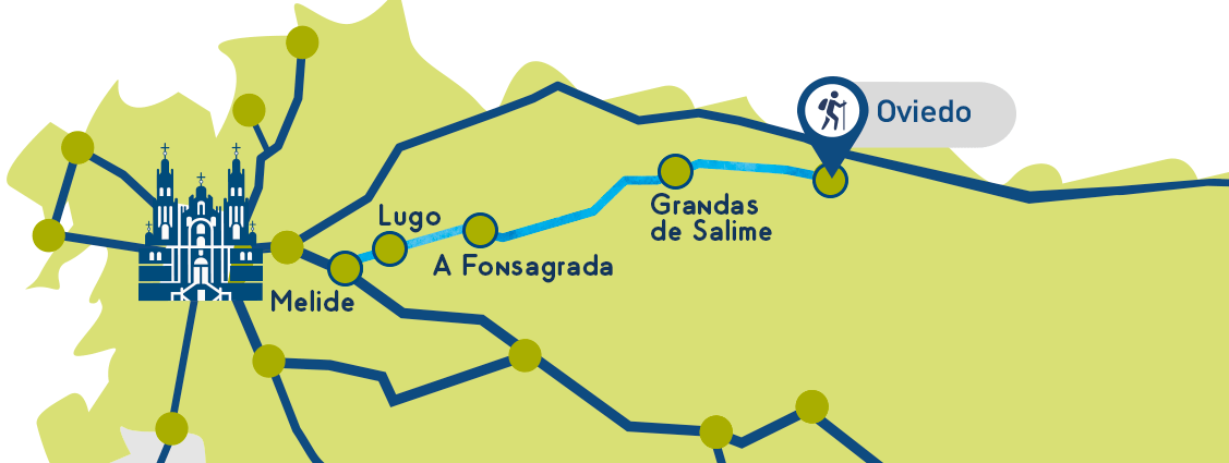 Camino Primitivo Map