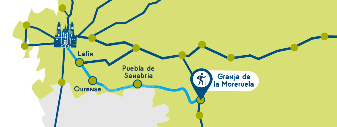 Sanabres Way Map