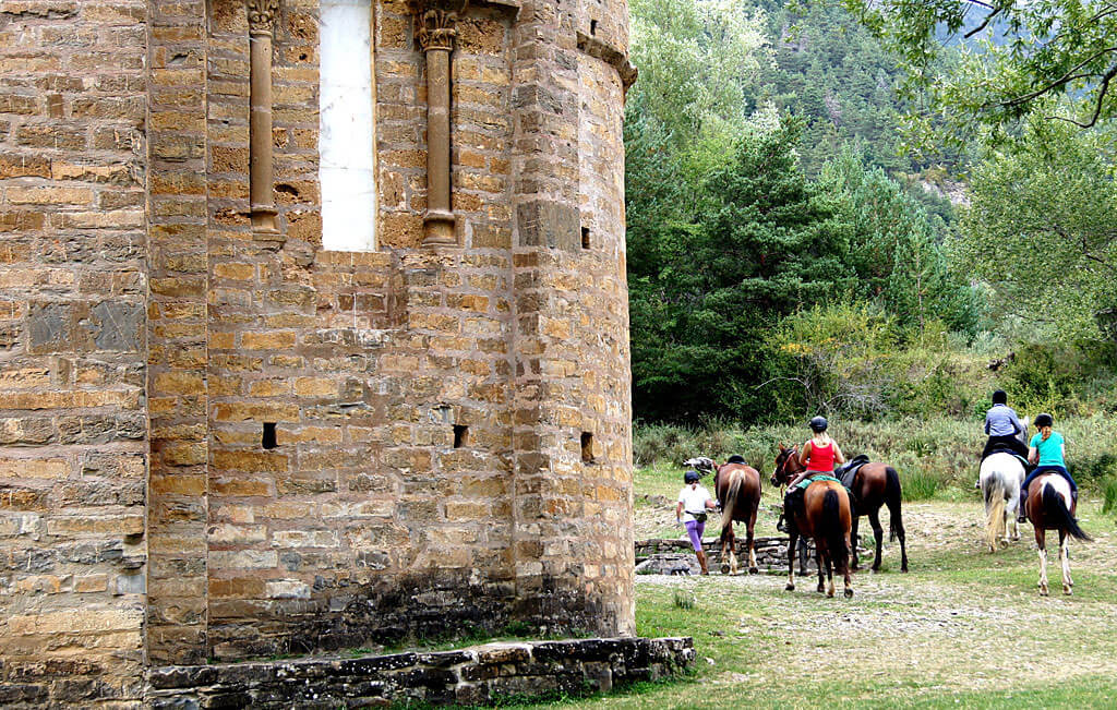 Way of Santiago on horseback