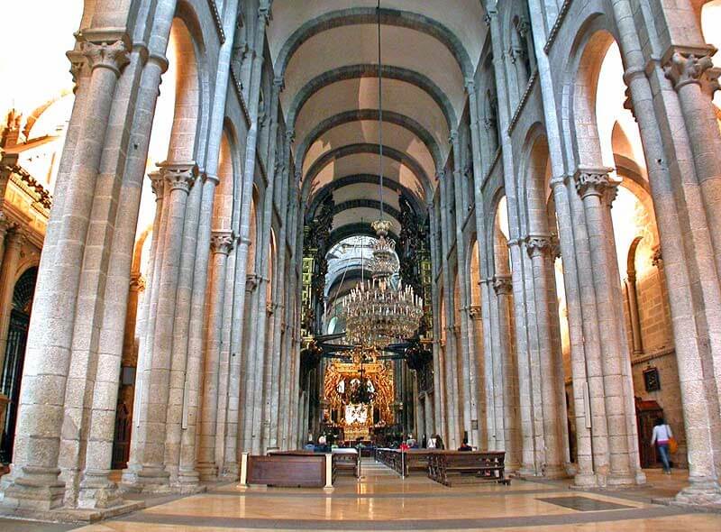 Interior de la Catedral de Santiago