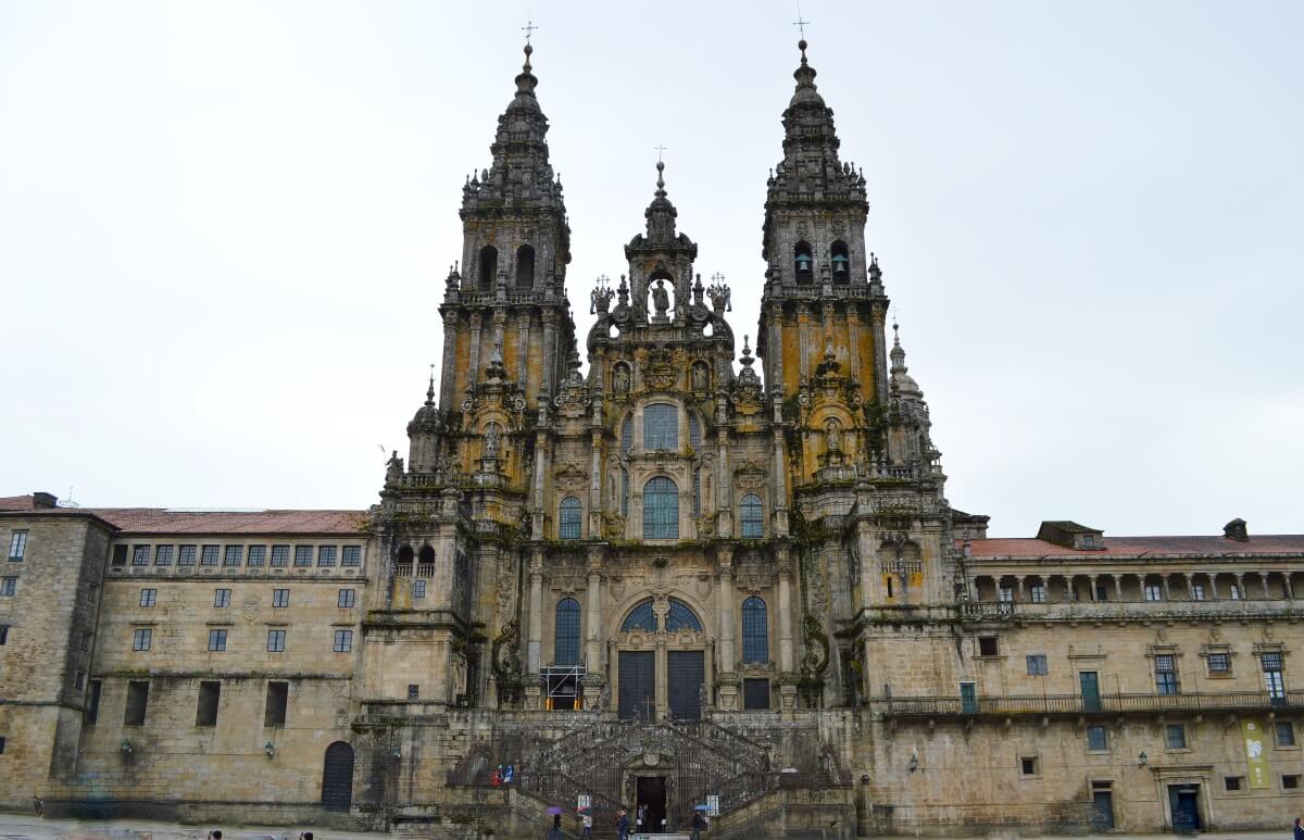 The cathedral of Santiago de Compostela