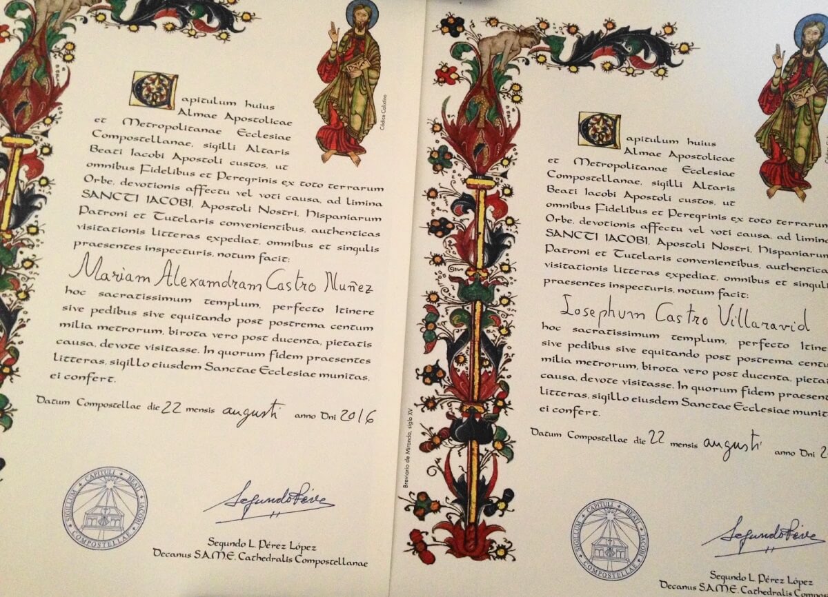 Сертификат Паломника