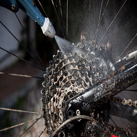 Bikes washing