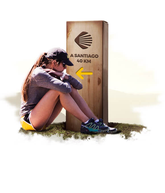 Camino de Santiago coche de apoyo
