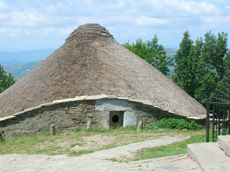 French Way on horseback from O Cebreiro