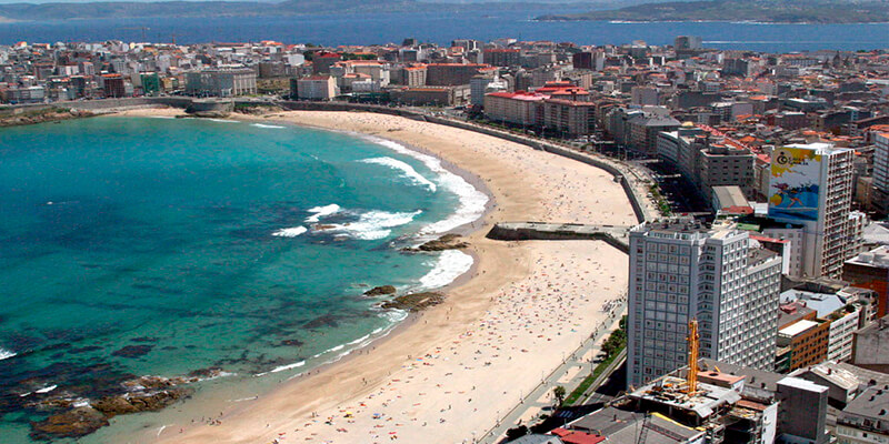 Playas de Riazor y Orzán